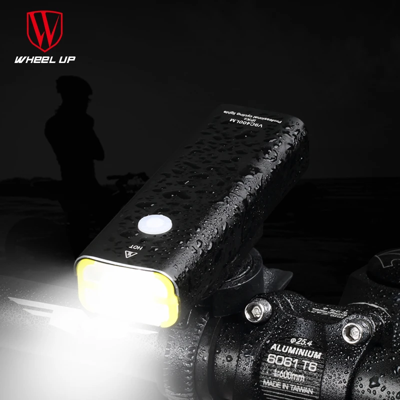 Cheap WHEEL UP  Cycling Led Light Usb Rechargeable Bike Light Front Handlebar Battery Flashlight Torch Headlight Bicycle Accessories 2