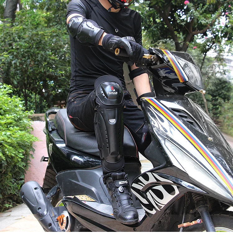 Vemar защитные наколенники для езды на мотоцикле, мотокросса, наколенники для гонок, езды на горном велосипеде, спортивные наколенники для мотоцикла Pernera Moto