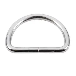25 мм Серебряное металлическое d-образное кольцо d-кольцо металлическое кольцо для сумки