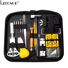 Leecnuo 148 шт. набор инструментов для ремонта часов Металлический Набор для регулировки браслета открывалка пружина тяги Бар очищающий состав, применяемый в ремонте часов инструменты для часов