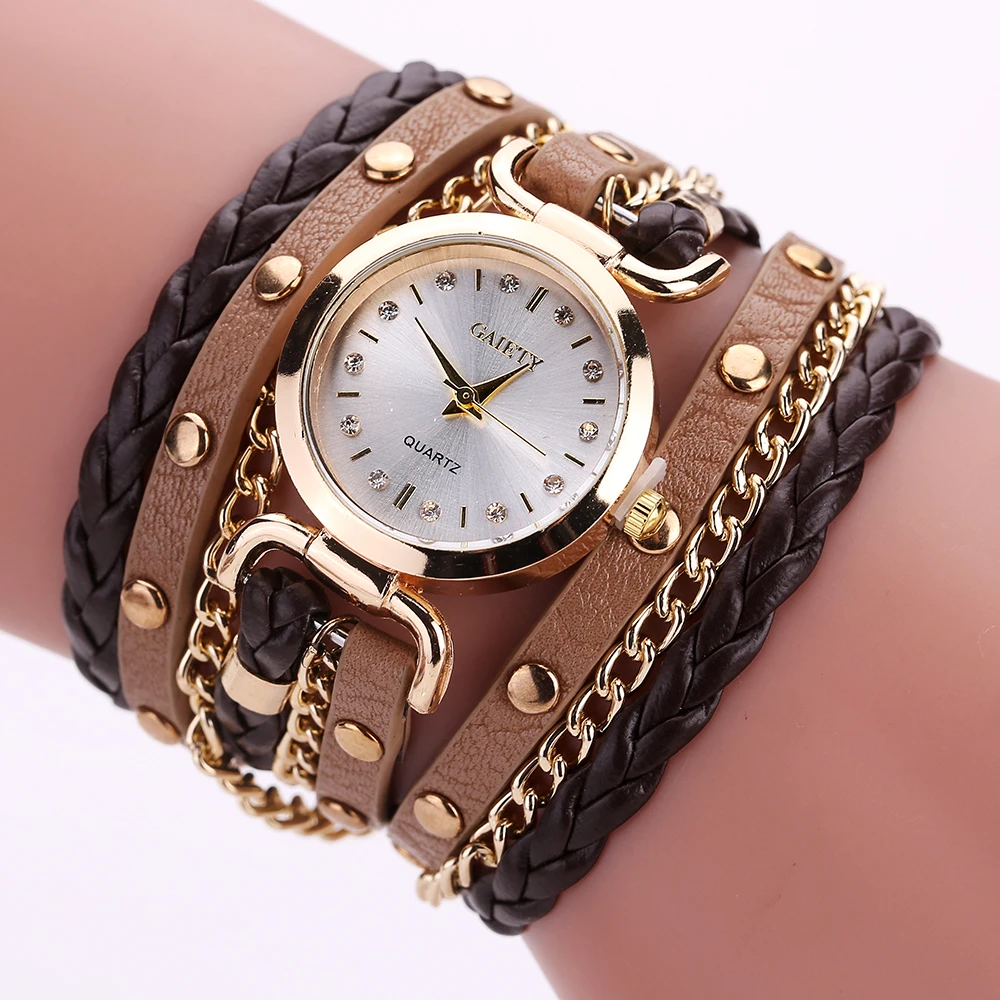 

2018 Gaiety Top Brand Women Bracelet Watch New Fashion Casual Watches Leather Women Wristwatches Fashion Ladies Sport Watch G368