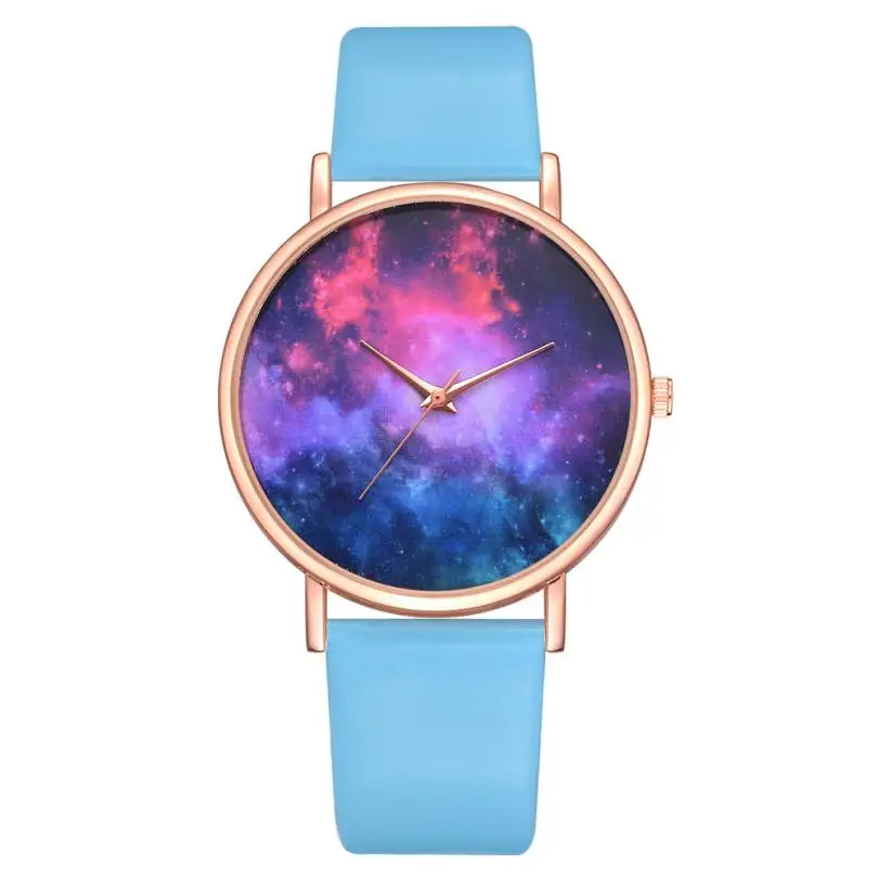Модные женские часы Nebula, Вселенная Галактика, часы с кожаным ремешком, аналоговые кварцевые наручные часы, подарок, женские часы, Relogio Feminino