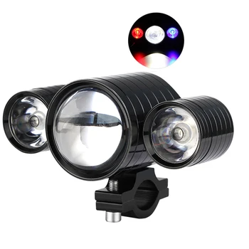 

Laser Cannon Stytle 12V-60V Head Lamp Aluminum Waterproof Flashing LED Motorcycle Light