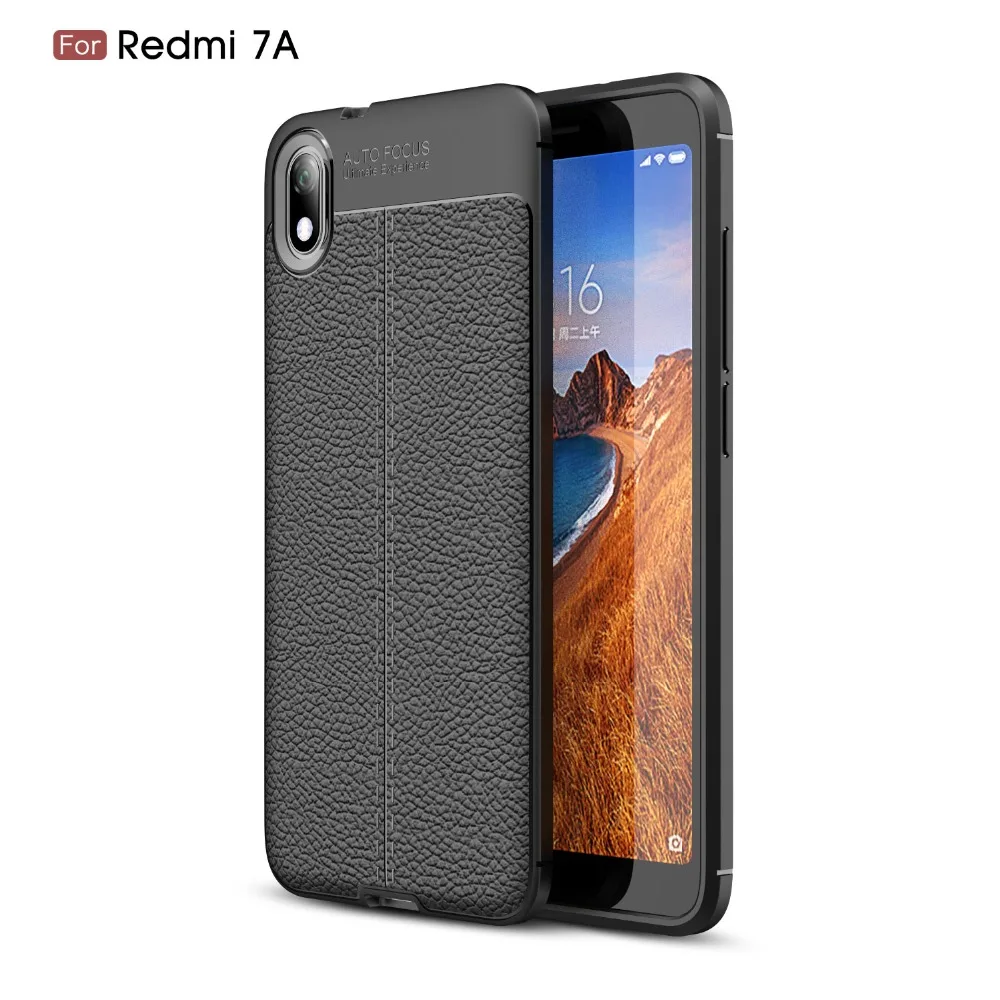 Мобильный чехол для телефона мягкий силиконовый ударопрочный углеродного волокна крышки на для ксиоми редми 7 7A редми7 редми7A 7 A Xiaomi Redmi 7 7A 2/3/4 16/32/64 ГБ бампер
