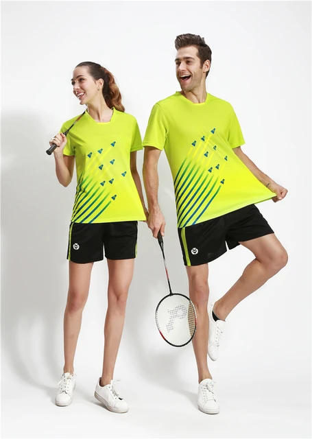 Badminton męskie damskie ubrania sportowe tenis stołowy 1 zestaw sport damska odzież sportowa gra kobieta tenis stołowy Badminton zestawy koszula tanie i dobre opinie BHWYFC Pasuje prawda na wymiar weź swój normalny rozmiar men women Student teen unisex girls boy Breathable Quick Dry Anti-Pilling Anti-Shrink Anti-Wrinkle Badminton męskie damskie ubrania sportowe tenis stołowy 1 zestaw sport damska odzież sportowa gra kobieta tenis stołowy Badminton zestawy koszula tanie i dobre opinie BHWYFC Pasuje prawda na wymiar weź swój normalny rozmiar men women Student teen unisex girls boy Breathable Quick Dry Anti-Pilling Anti-Shrink Anti-Wrinkle