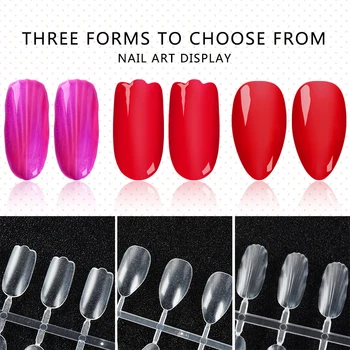 

Meet Across 240pcs Short False Nails Full Cover Transparent Fake Nails ABS Artificial Tips Nail Art Decorations Women Made up