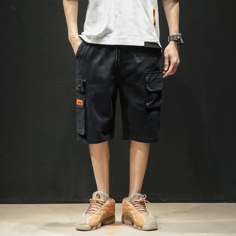 

Mens Military Cargo Shorts 2019 Brand New Black Camouflage Tactical Shorts Men Cotton Loose Work Knee Length Sweatpant 5XL K1962