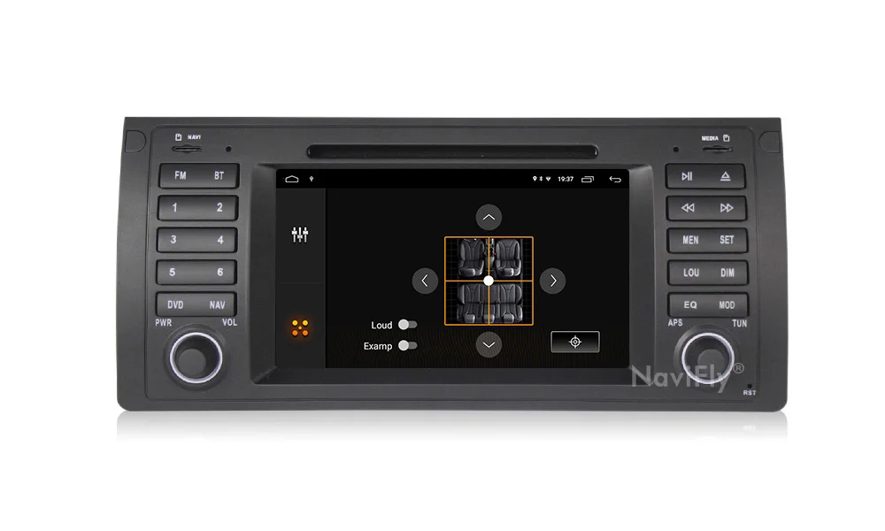 Flash Deal Navifly Android9.1 RDS 32G ROM 2G RAM 4G WIFI Car Multimedia player For BMW E39 E53 X5 dvd gps OBD2 DAB+ Steering wheel controls 27