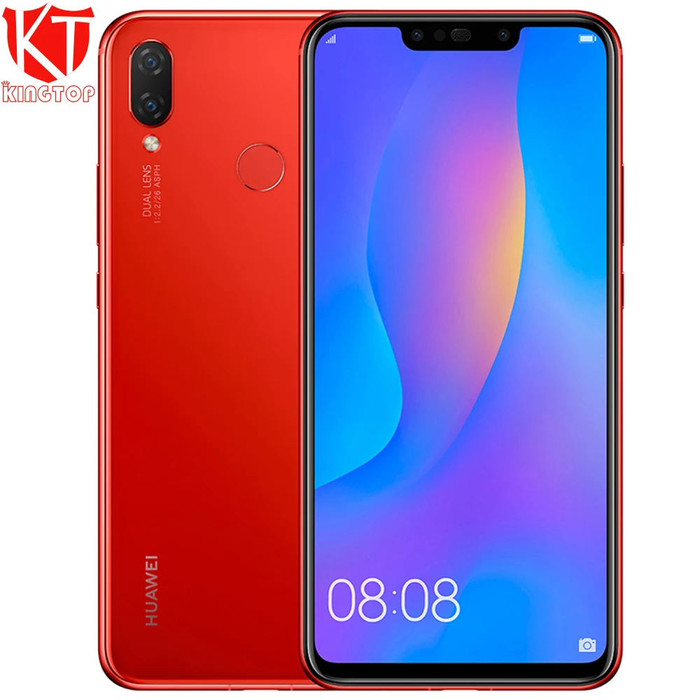 Смартфон Huawei nova 3i nova3i с 6 3 дюймовым дисплеем восьмиядерным процессором Kirin710 ОЗУ 4