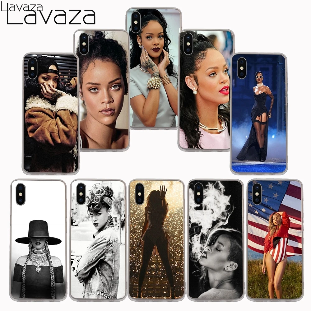 

Lavaza Beyonce And Rihanna Hard Case for iPhone 4 4S 5 5S SE 5C 6 6S 7 8 Plus X XR XS Max