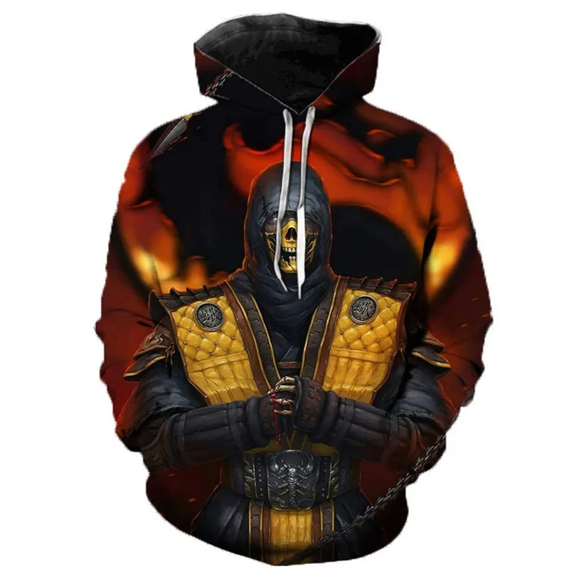 

Mortal Kombat 11 3D Hoodies Men Women Spring Fashion Hooded Sweatshirts Unisex Casual Streetwear Plus Size Hoodies 3XS-5XL