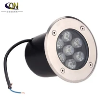 7 Вт AC85~ 265 V/DC12V, Мощность светодиодный подземный свет Водонепроницаемый IP65 открытый светодиодный подземный светильник