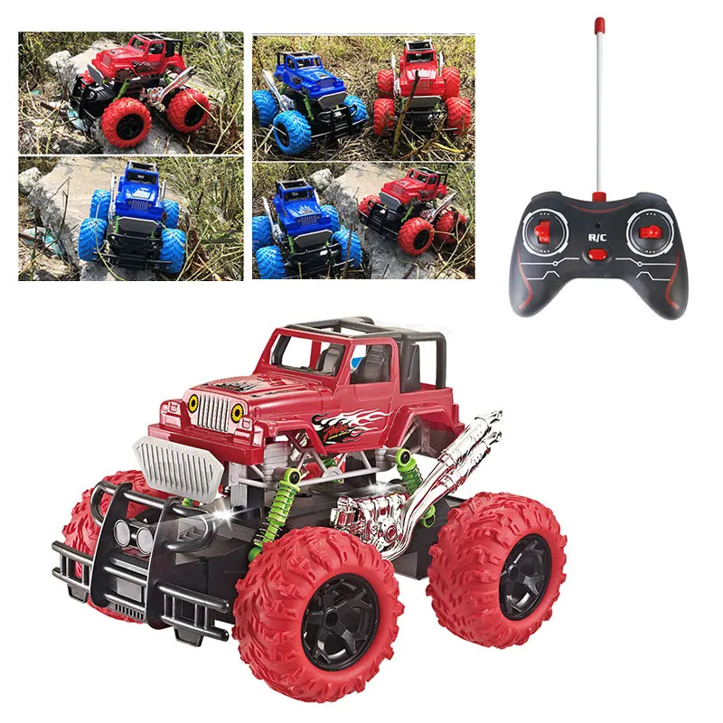 Remote Control Car Electric Toy Remote Control Toy Electric Suv PVC Remote Control ABS Colours Cross-Country Climb Hobby Cool