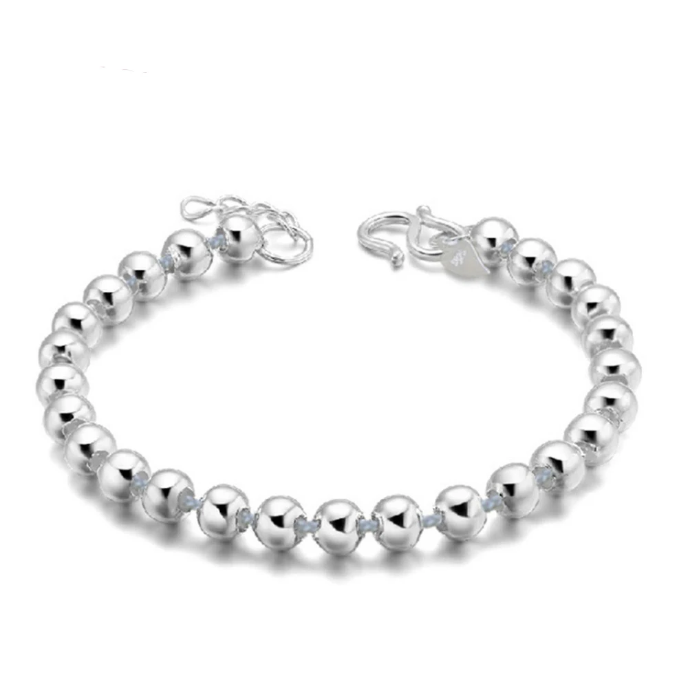 Женские браслеты с 28 шариками цветные в богемном стиле 2019|silver bracelet|silver fashion