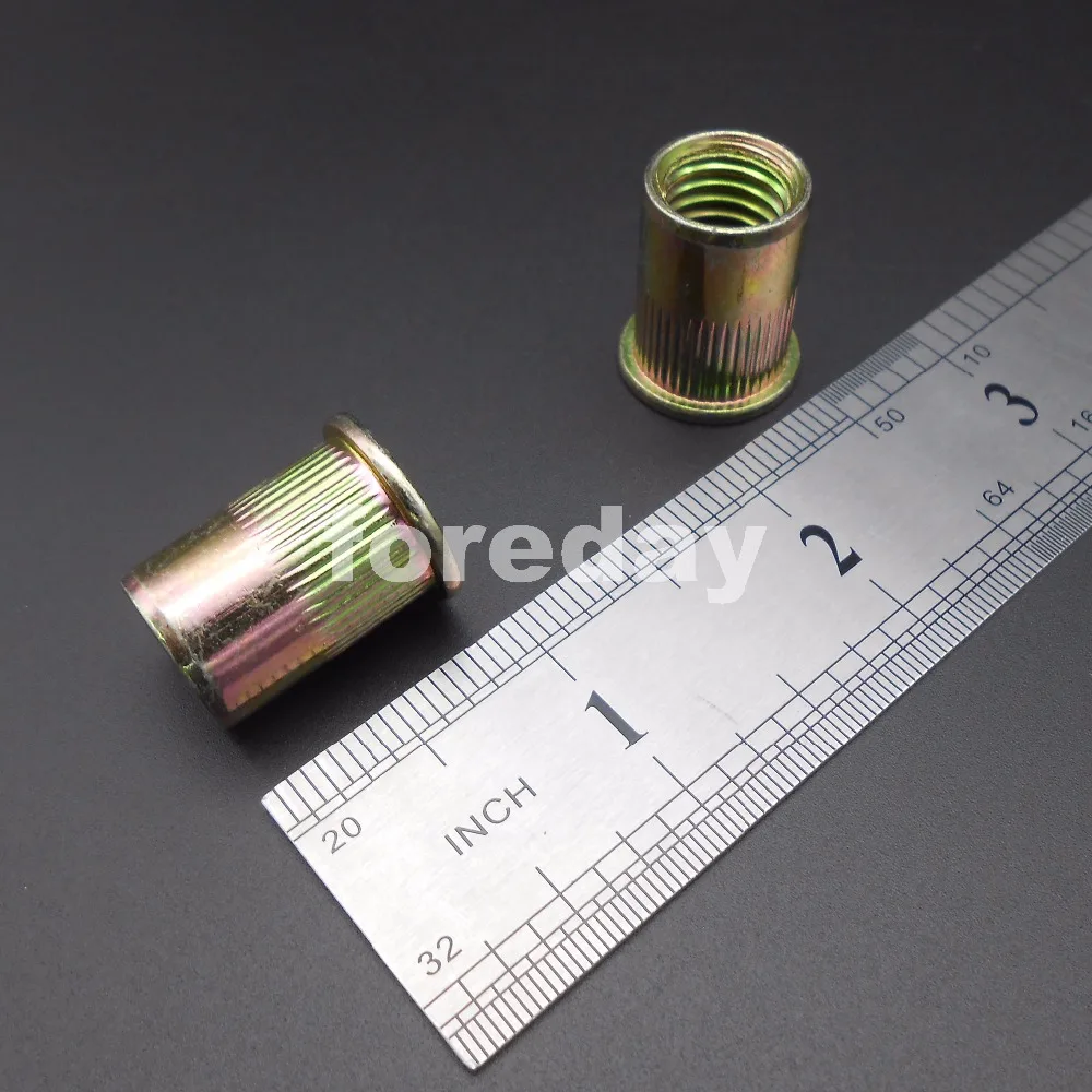 500PCS M12 Carbon Steel galvanization Rivet Insert Clinch nut blind