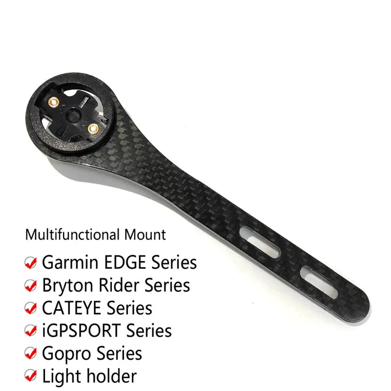 EC90 Bike Computer Mount Road Bicycle Carbon Holder for iGPSPORT Edge Series HandlebarStem Code Table Frame Computer Stand (13)
