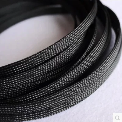 

Free shipping 5 meters Snakeskin network black premium 12mm encryption type pet knitted net nylon net shock network