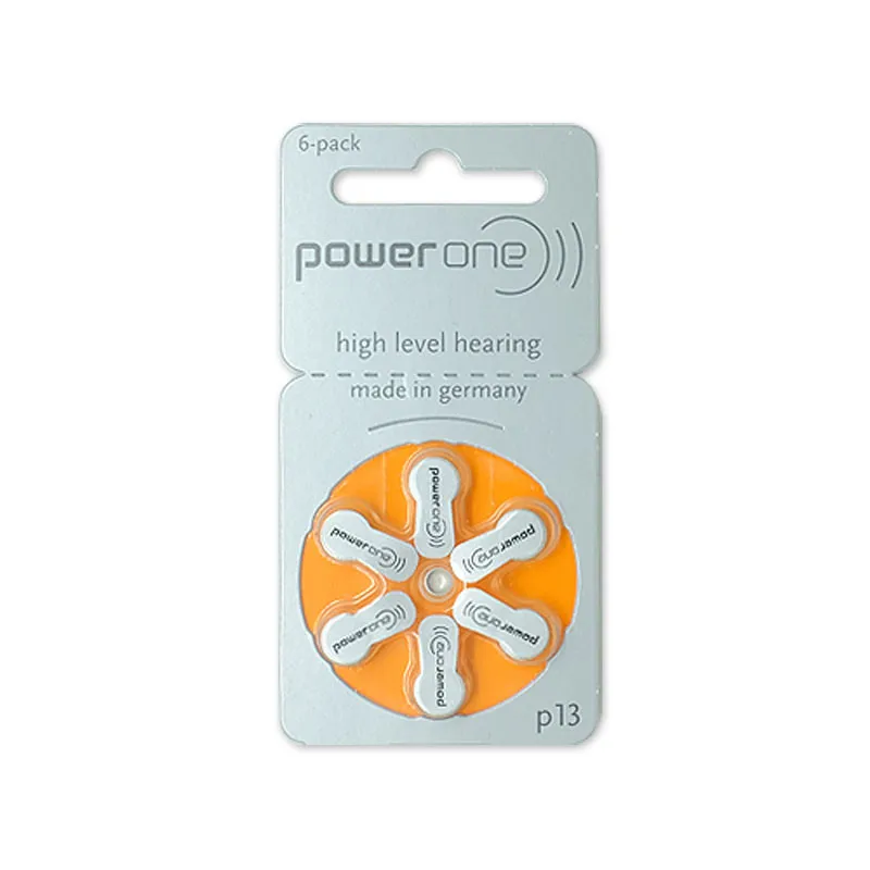 60-PCS-PowerOne-Peak-Performance-Hearing-Aid-Batteries-Zinc-Air-13-P13-PR48-Battery-for-BTE