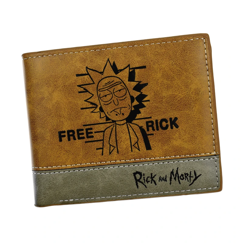 

New Design Anime Comics Short Wallet Rick and Morty / Gravity Falls / Yuri on Ice / Five Nights At Freddy's Purse Card Holder