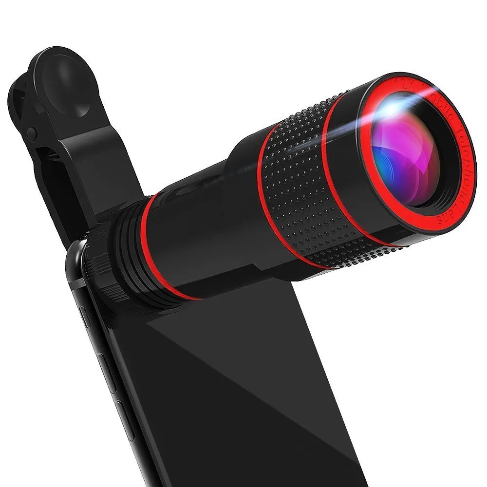 Tongdaytech Универсальный 12X зуммируемый телеобъектив оптический телескоп фотокамера