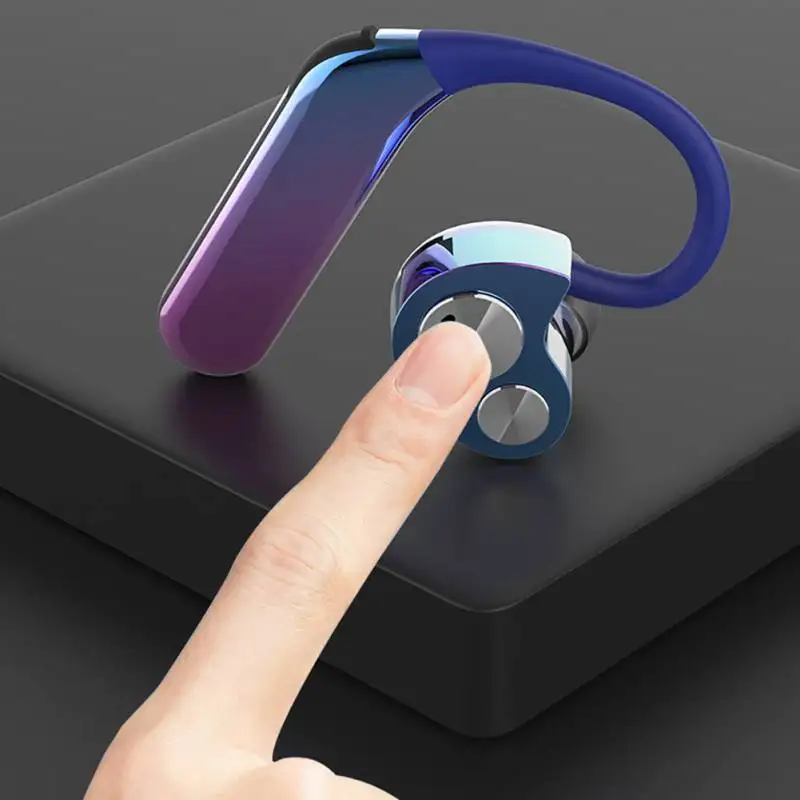 

New X6 Bluetooth Headset TWS Bilateral Stereo Hanging Ear Type 5.0 Sport Waterproof Dual Action Coil Wireless Earphone Hot