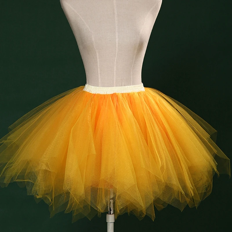 Для женщин Обувь для девочек милое платье принцессы Винтаж Балетные костюмы пузырь Пышные юбки короткая юбка