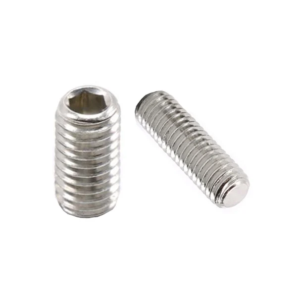 M8 Grub Screw Hex Socket Set Screws with Flat Point Stainless Steelin