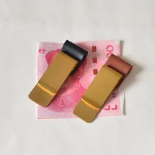 Сталь и кожа Зажимы для денег для человека, ручка Зажимы для денег, точилка для карандашей для ноутбука SH-6006