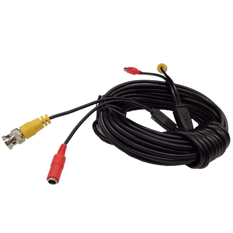Evolylcam 16FT 5M BNC+DC Plug Cable For Analog AHD CVI CCTV Security Surveillance Camera DVR Kit System Video Power Accessories Evolylcam 16FT 5M BNC+DC Plug Cable For Analog AHD CVI CCTV Security Surveillance Camera DVR Kit System Video Power Accessories