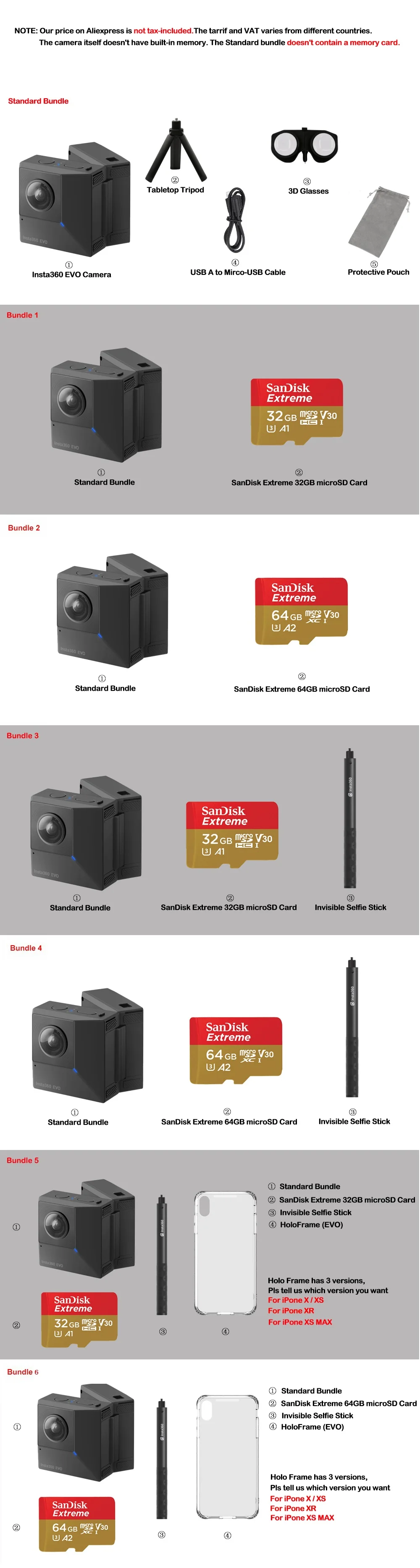 Insta360 EVO 5,7 K видео видеокамера для панорамной 360 Камера для устройств на базе Android и iPhone XS/Xs Max/XR/iPhone X/8/8 plus/7/7 plus/6s/6s плюс