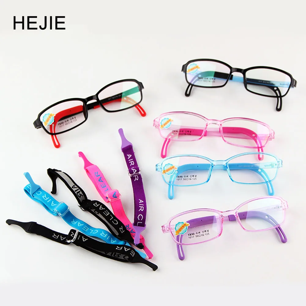 HEJIE Fashion Kids Ultra-Light Colorful TR90 Optical Eyeglasses Frames For Boys Girls Children Students Size 50-16-125 Y1017 | Аксессуары