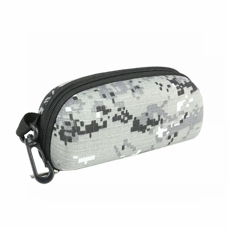 EVA портативный защитный чехол для солнцезащитных очков, камуфляжная тактическая сумка для очков, Чехол для очков, сумка для аксессуаров, сумки для улицы - Цвет: Camo Gray