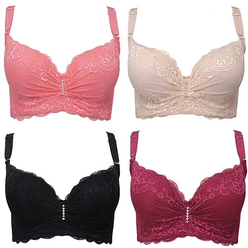 

Lady Lace Bra Lingerie Underwear Push-Up Padded Underwire Sexy Brassiere