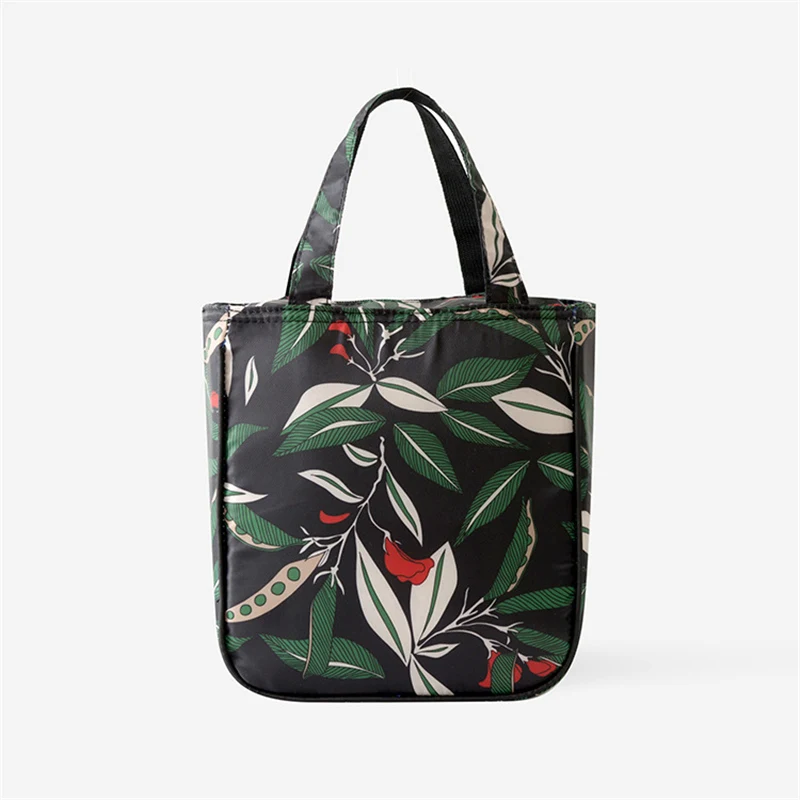

PACGOTH Creative Waterproof Leisure Tote Fabric Lunch Bags Cooler Waterproof Lunch Carry Storage Bag Food Picnic Bag Pouch 1 PC