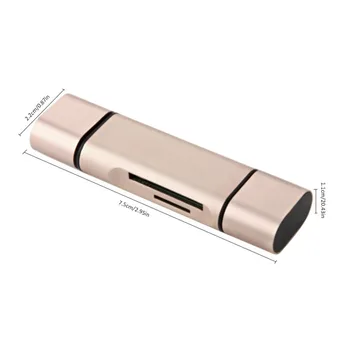 

Multi-functional Memory Card Reader TYPE-C SD/Micro SD Card Reader Type C Hub High-speed transmission Reversible design