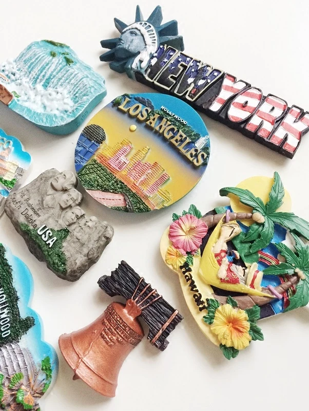 Новое поступление США Нью Йорк/Гаваи/крепление Rushmore магниты на холодильник 3D