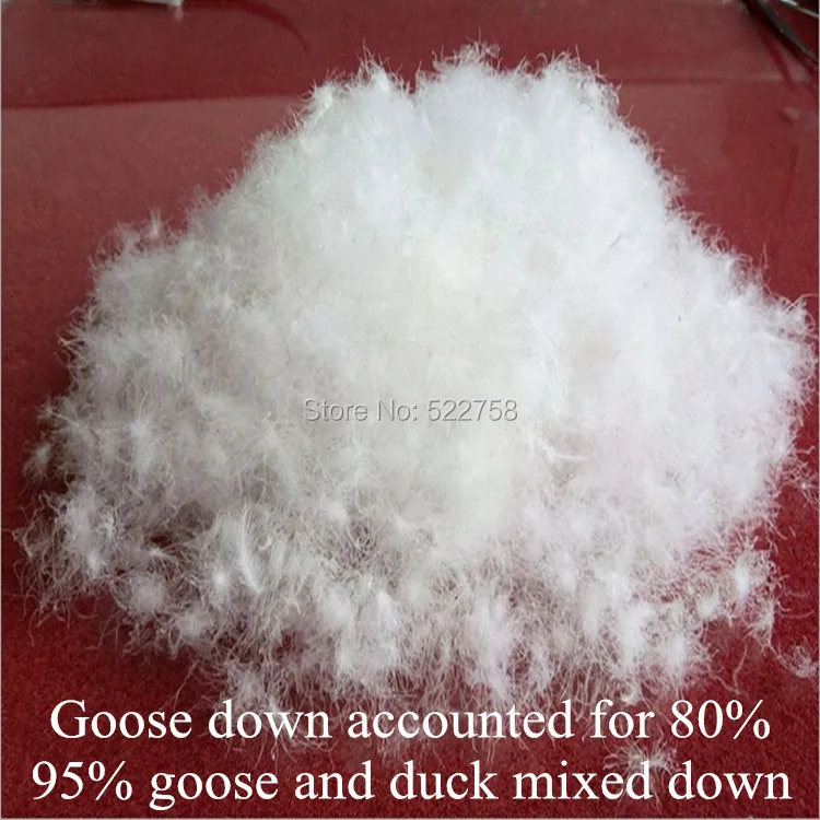 

95% white goose & duck mixed down/ goose accounted for 80% /fill power 780/comforter and jacket filler/Paypal accepted 1lb price