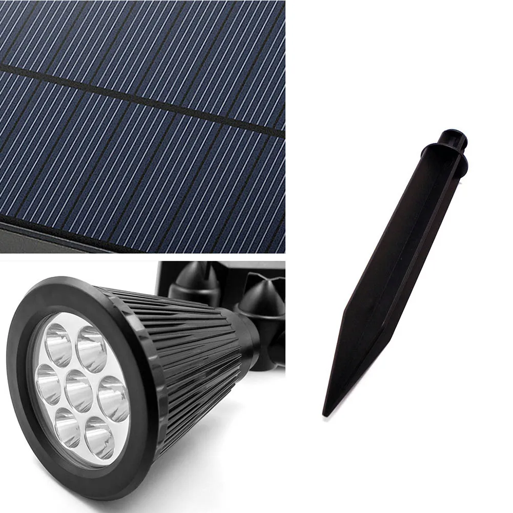 

7 LED Solar Lamp Projector Color Change Wireless Waterproof Light Adjustable Spot for Outdoor Garden SDF-SHIP