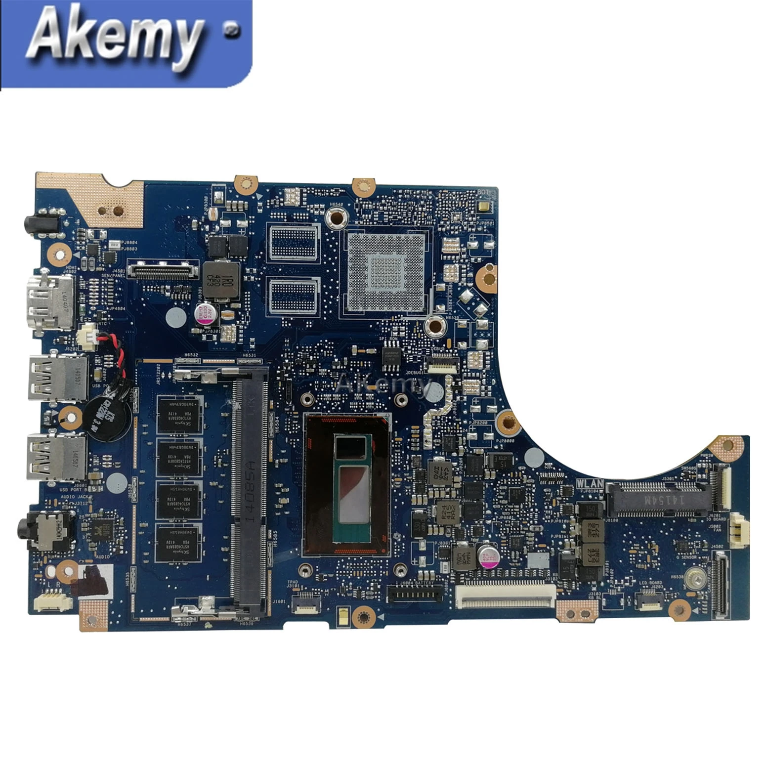 Akemy Q302LAB Материнская плата Asus Q302LA Q302L Q302LAB TP300LA материнская плата для ноутбука 100% тестирование I3-5020U/5010U Процессор 4 Гб Оперативная память