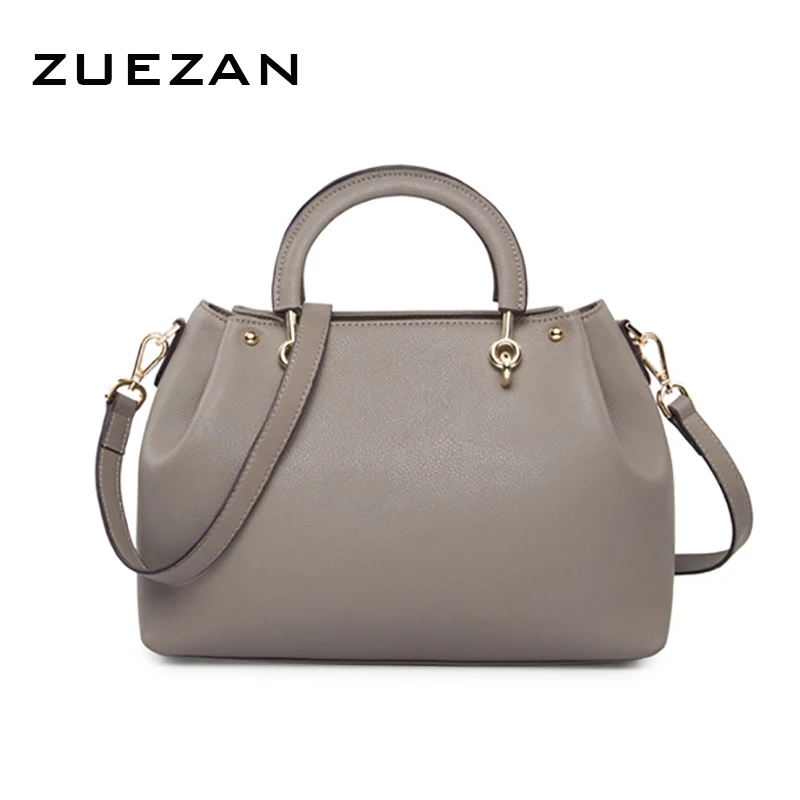 

Dress Elegant Women Genuine Leather HandBag Real Skin Shoulders Bag 100% Natural Cowhide Cross body Bags Fashion for girls A273