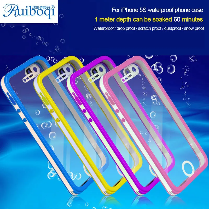 Really Fully Waterproof Cell Phone Cover Cases For iPhone 5S 5