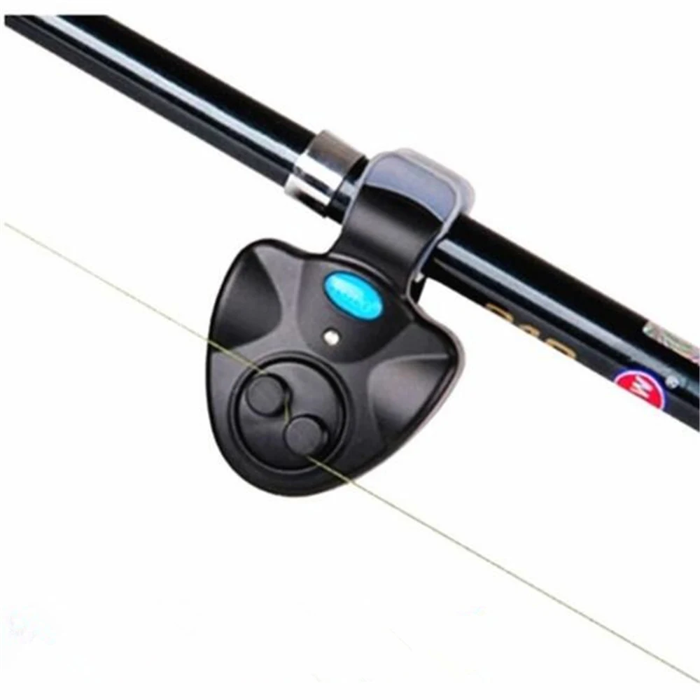 1 قطع ABS LED الحساسة الصيد إنذار أداة العازلة الإلكترونية رمي البحر القمل إنذار ليلة الصيد ذكي دغة هوك إنذار