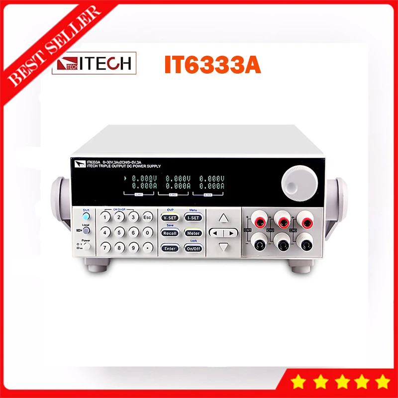 

ITECH IT6333A DC Power Supply 5V/3A *1CH +3A/ 60V * 2CH