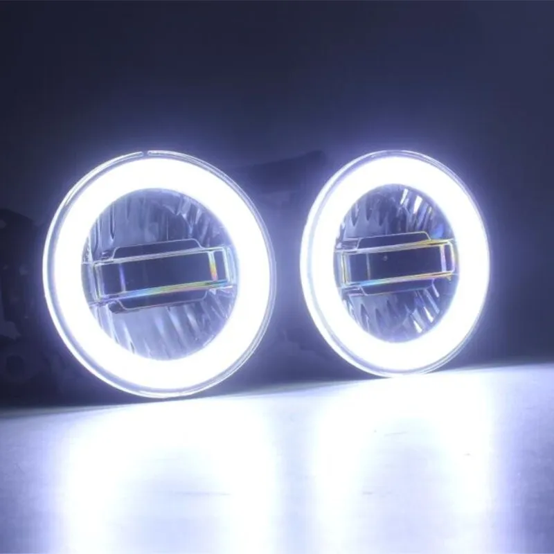 

luckeasy 3in1 Highlight Angel Eyes + LED Daytime Running Light + LED Fog Lamp Fog Lamp For Ford Explorer 2013 2014 2015 2016