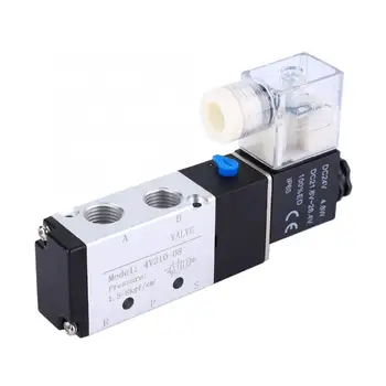 

4V210-08 Solenoid Air Valve 2 Position 5 Port Pneumatic Control Valve