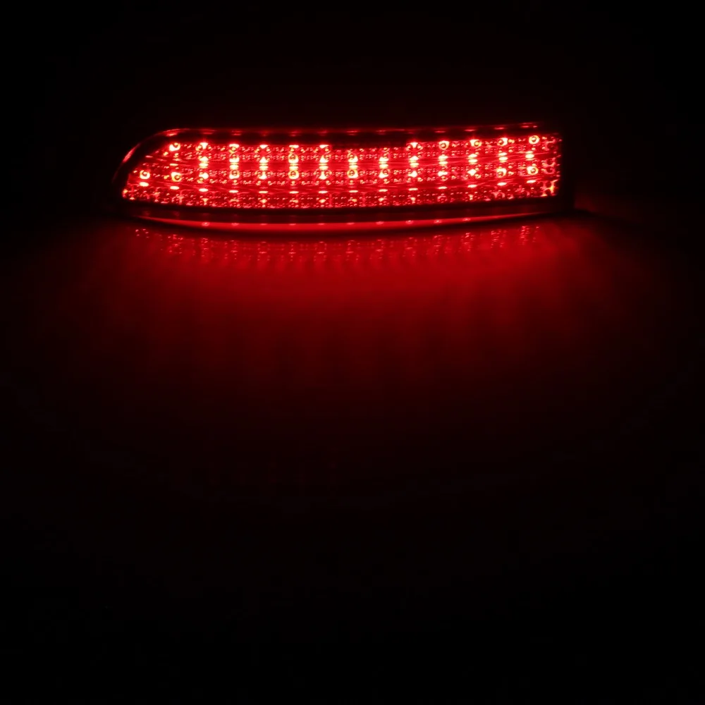 ANGRONG 2x черный дымчатый отражатель заднего бампера светодиодный светильник тормоза для Toyota Avensis Saloon Estate/Tourer Estima 2,4 Previa(CA167