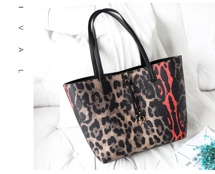 NIGEDU Fashion leopard large women handbag Brand Designer Shoulder Bag for Female Crossbody Bags PU Leather lady Big Totes (15)