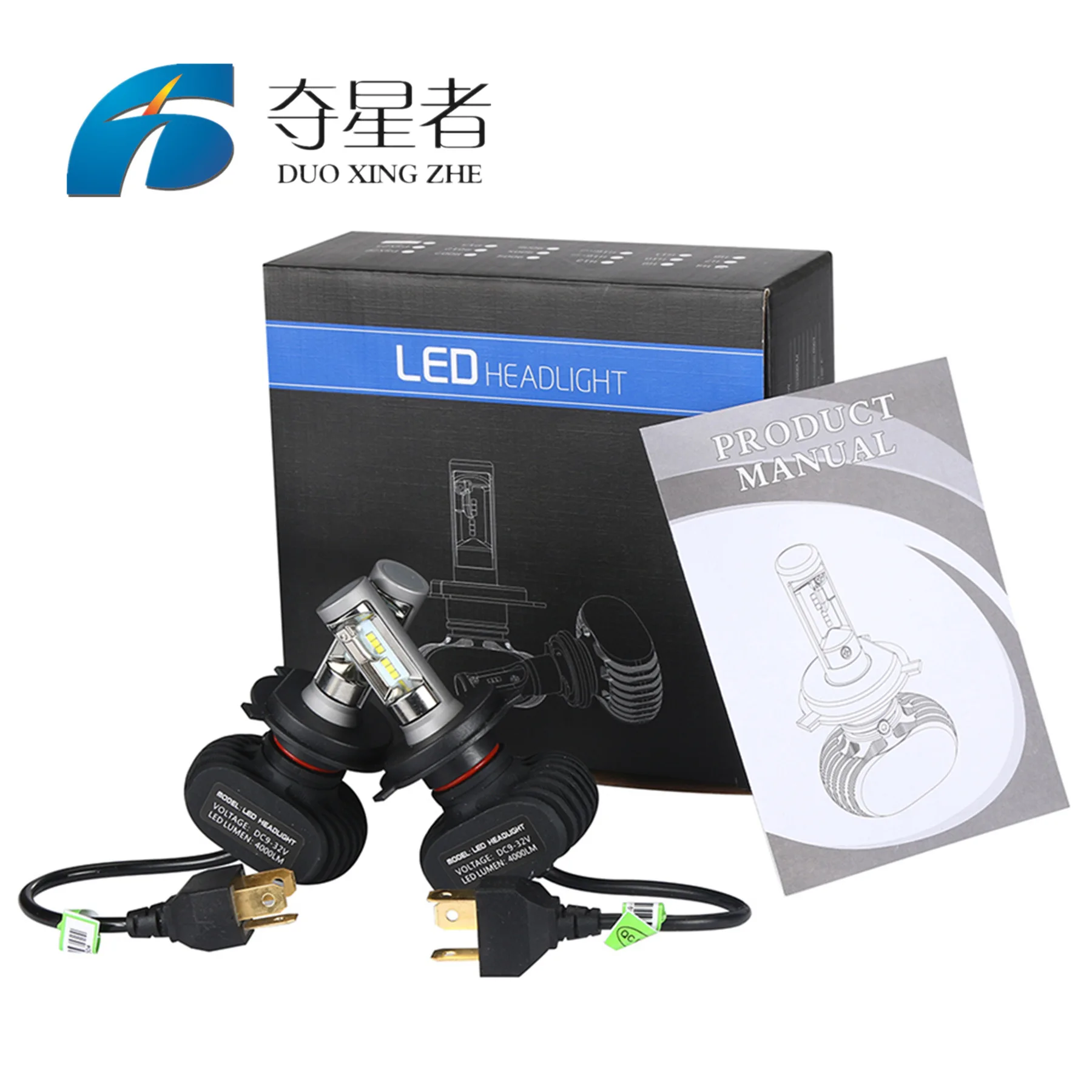 

2pcs S1 Car LED Headlight H1 H3 H4 H7 H8 H11 H13 9005 HB3 9006 9012 9007 9004 HB4 50W 8000LM Auto Headlamp 12v 24v High Quality