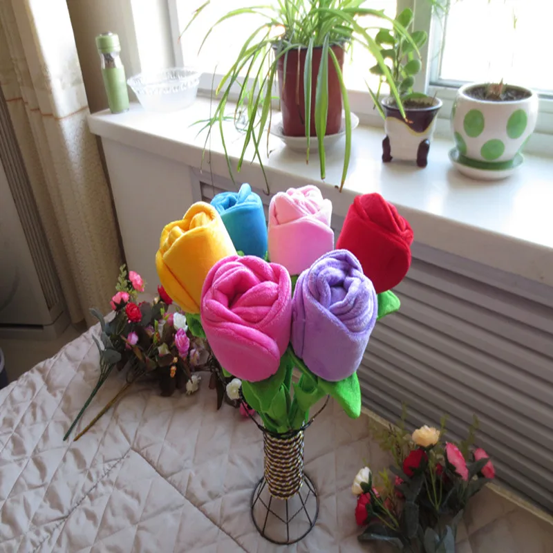 Buy 35cm artifical plush flower Bouquet toy Simulation