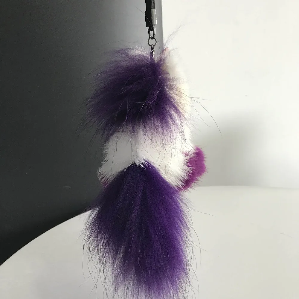 Magicfur So Cute Unicorn кукольный брелок из натурального меха норки с животными сумочка